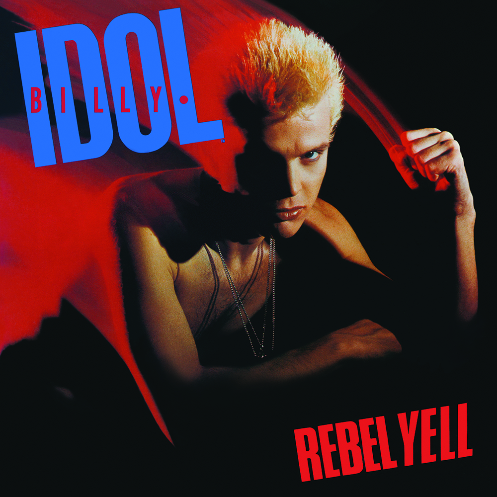 The cover of Billy Idol's 1984 album, Rebel Yell
