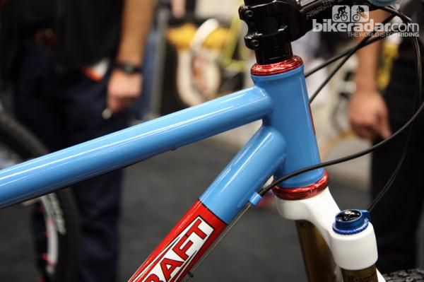 Soulcraft's new Tradesman production 29er steel hardtail is built with a 44mm head tube for use with tapered steerers.