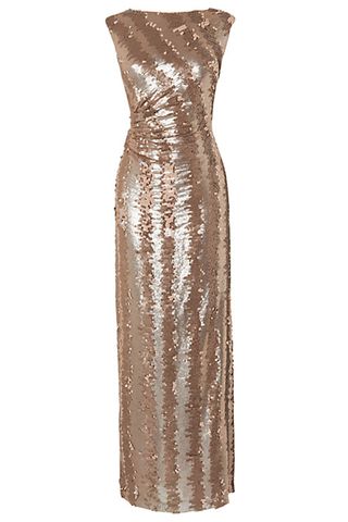 Phase Eight Sequin Gold Dress, £295