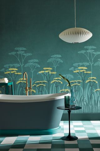 Green bathroom ideas