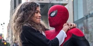 Zendaya and Tom Holland in Far From Home