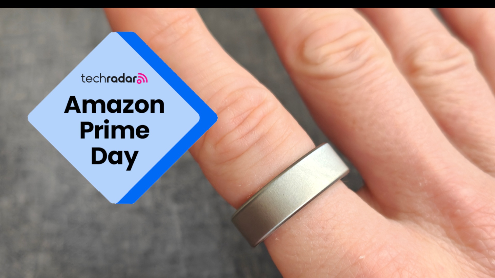Oura Ring 4 with TechRadar Prime Day deals badge