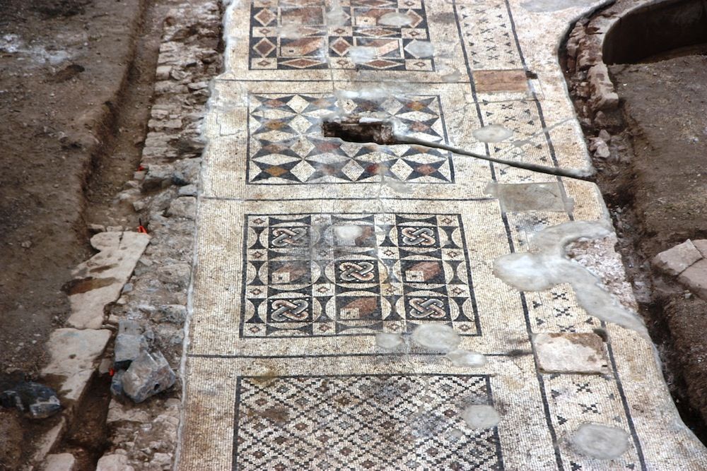 Roman mosaic in southern Turkey