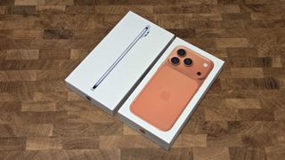 iPhone Air next to iPhone 17 Pro