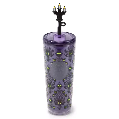The Haunted Mansion Wallpaper Travel Tumbler