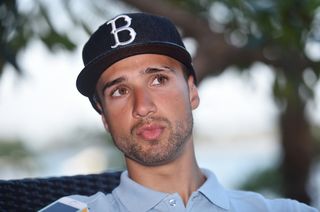 Nacer Bouhanni with the press earlier in the season