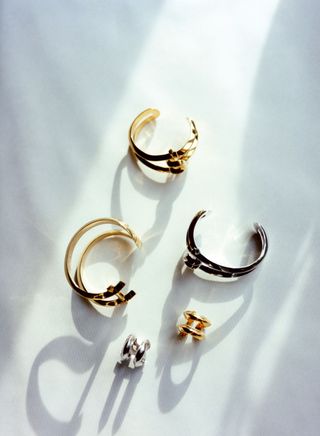 Rings and cuffs in the ‘Marcy’ collection by New York jewellery brand Third Crown shot