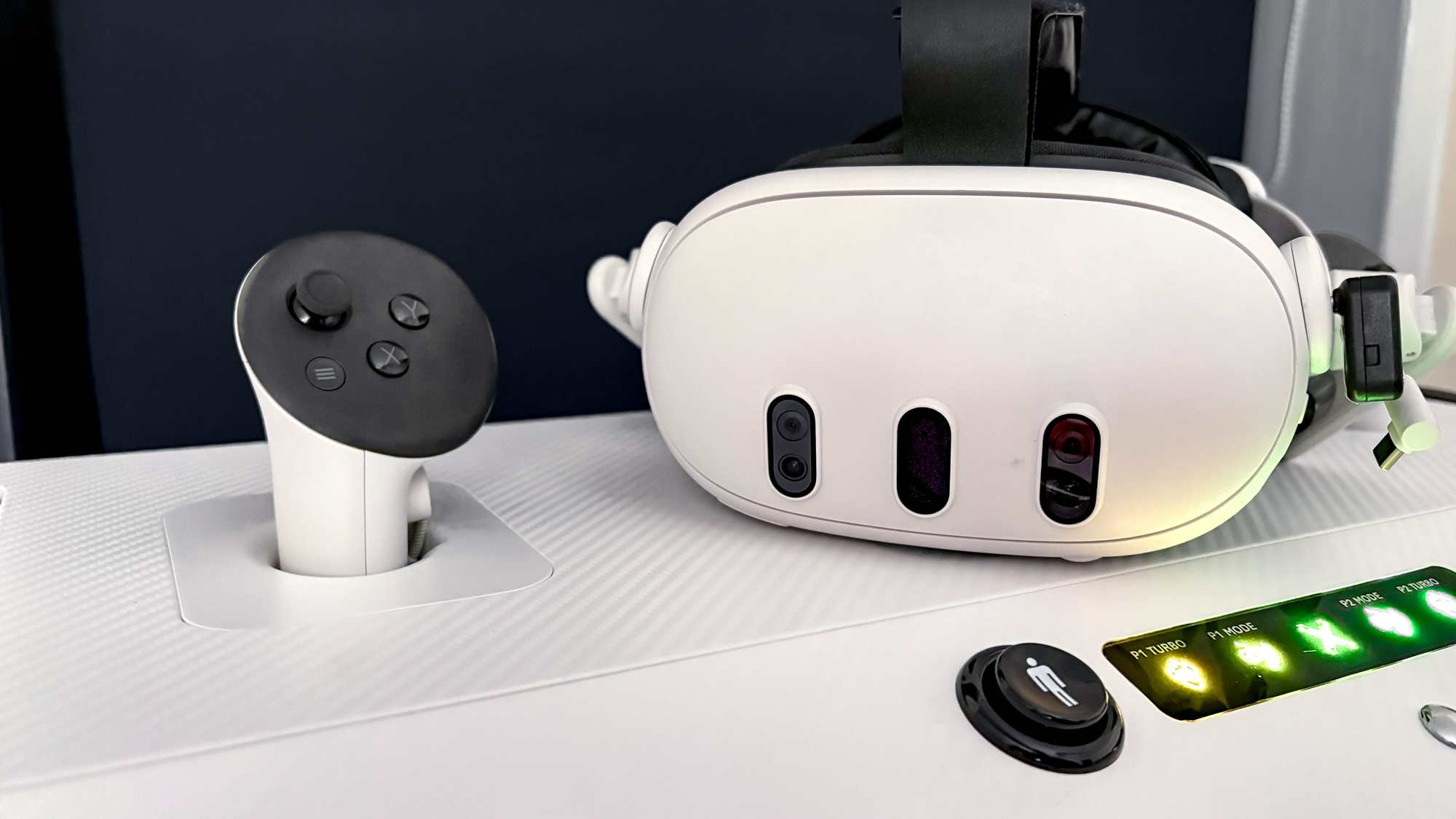 X-Arcade Arcade2TV-XR machine with Meta Quest 3