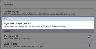 Browser sync