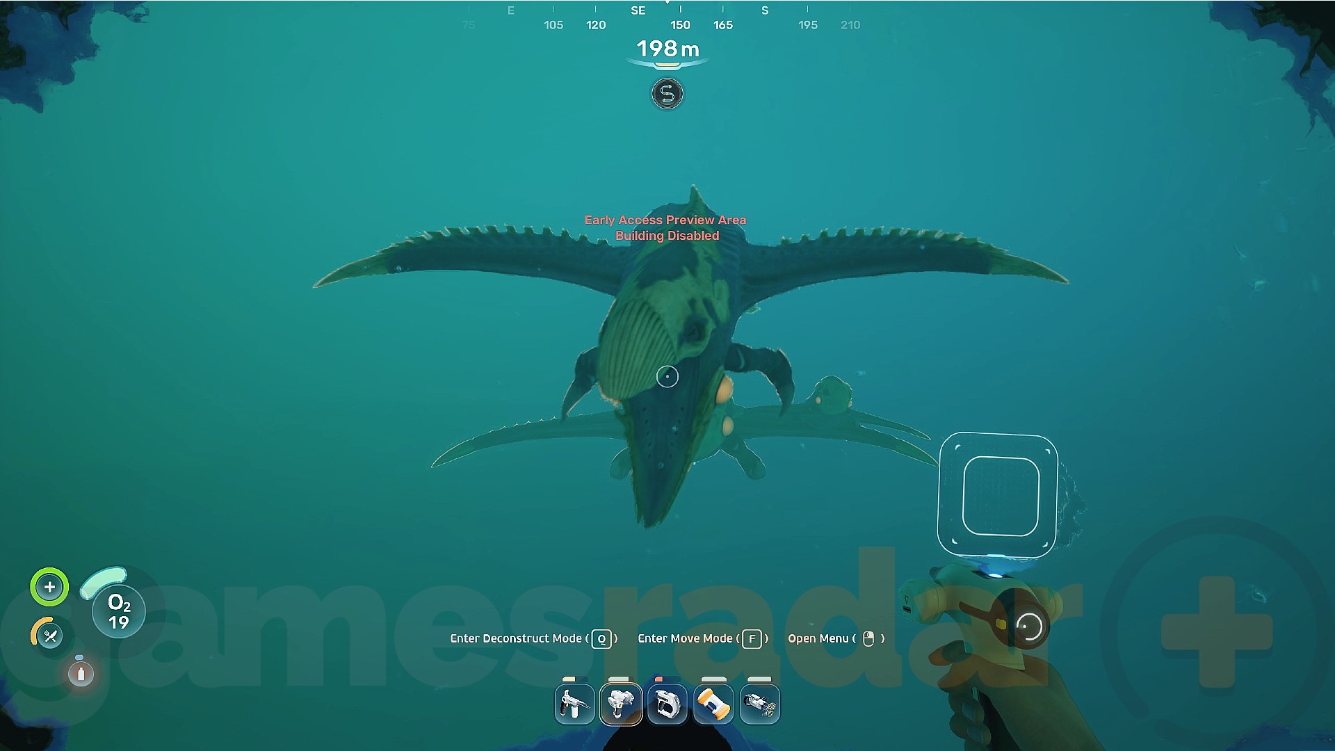 Three Shiver Leviathans close in on the player in Subnautica 2
