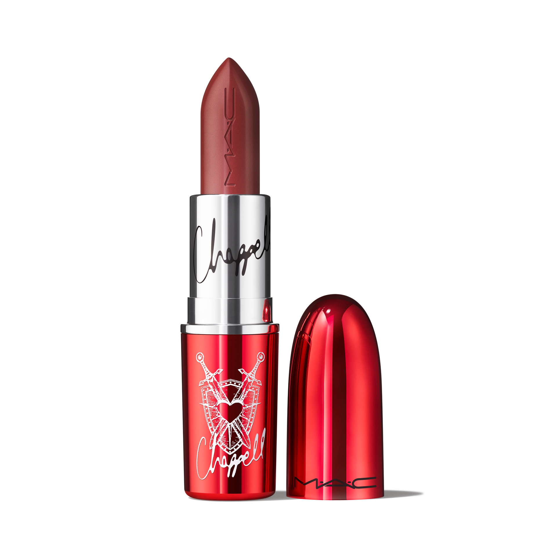 MAC, Lustreglass Sheer Shine Lipstick - Roan of Arc