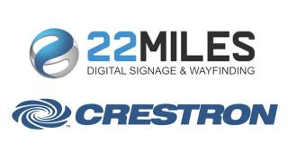 22Miles has partnered with Crestron Electronics to offer integrated room scheduling solutions for customers.
