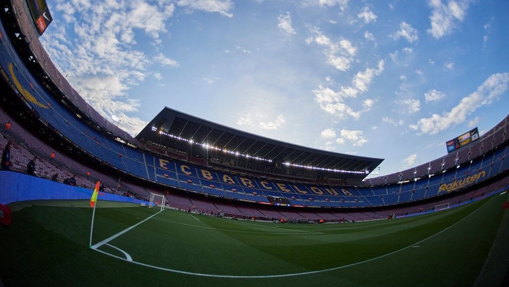 Stadium Camp nou general view 