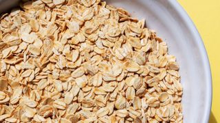 Oats in a bowl