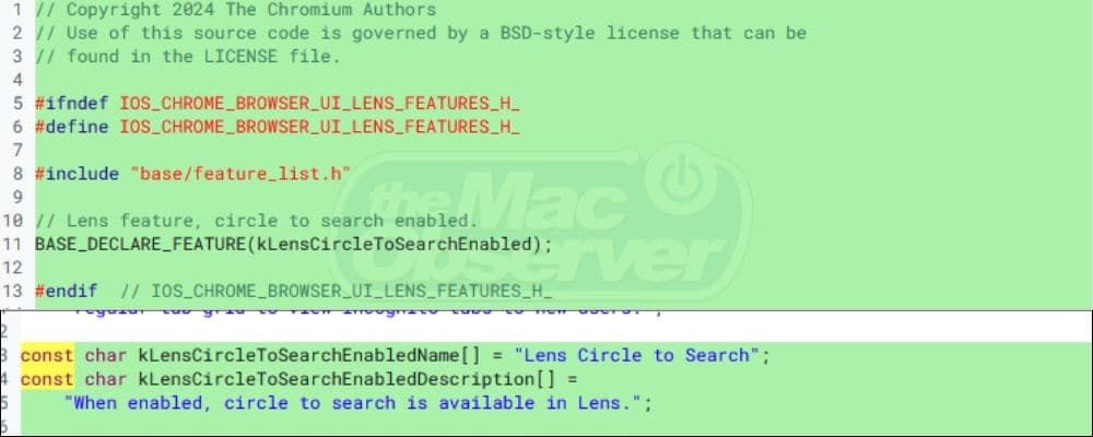 Circle to Search for iOS