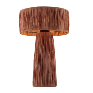 TOV Furniture Shelby Rafia Brick Table Lamp