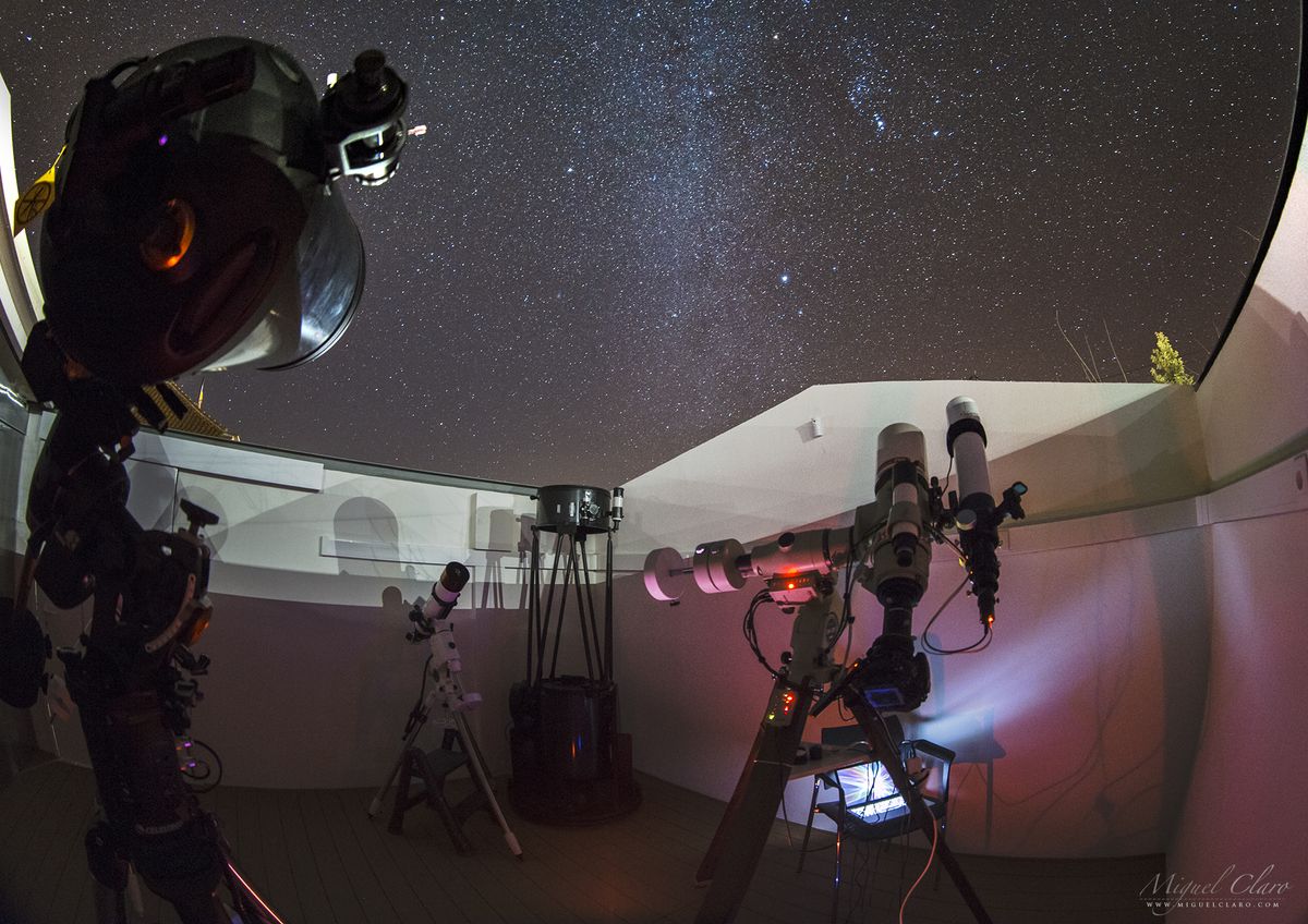 A Telescope Tracks Orion the Hunter in Starry TimeLapse Video Space