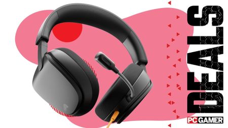 Glorious gaming headet on a pink deals background