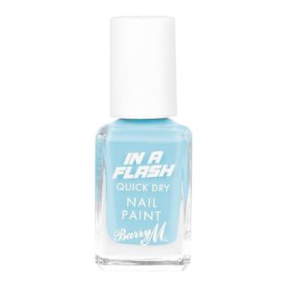 Barry M In a Flash Quick Dry Nail Paint in Shade Speedy Sky Blue