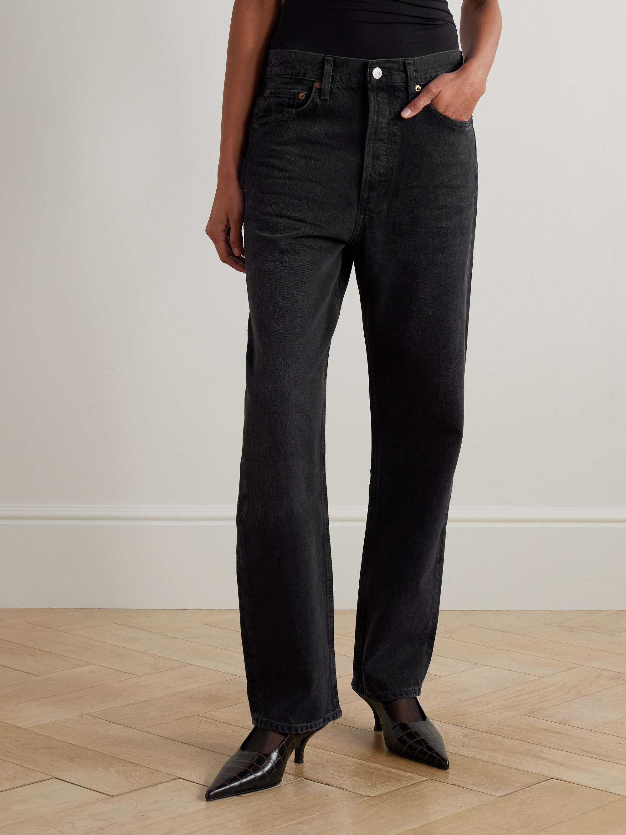 '90s Mid-Rise Straight-Leg Jeans