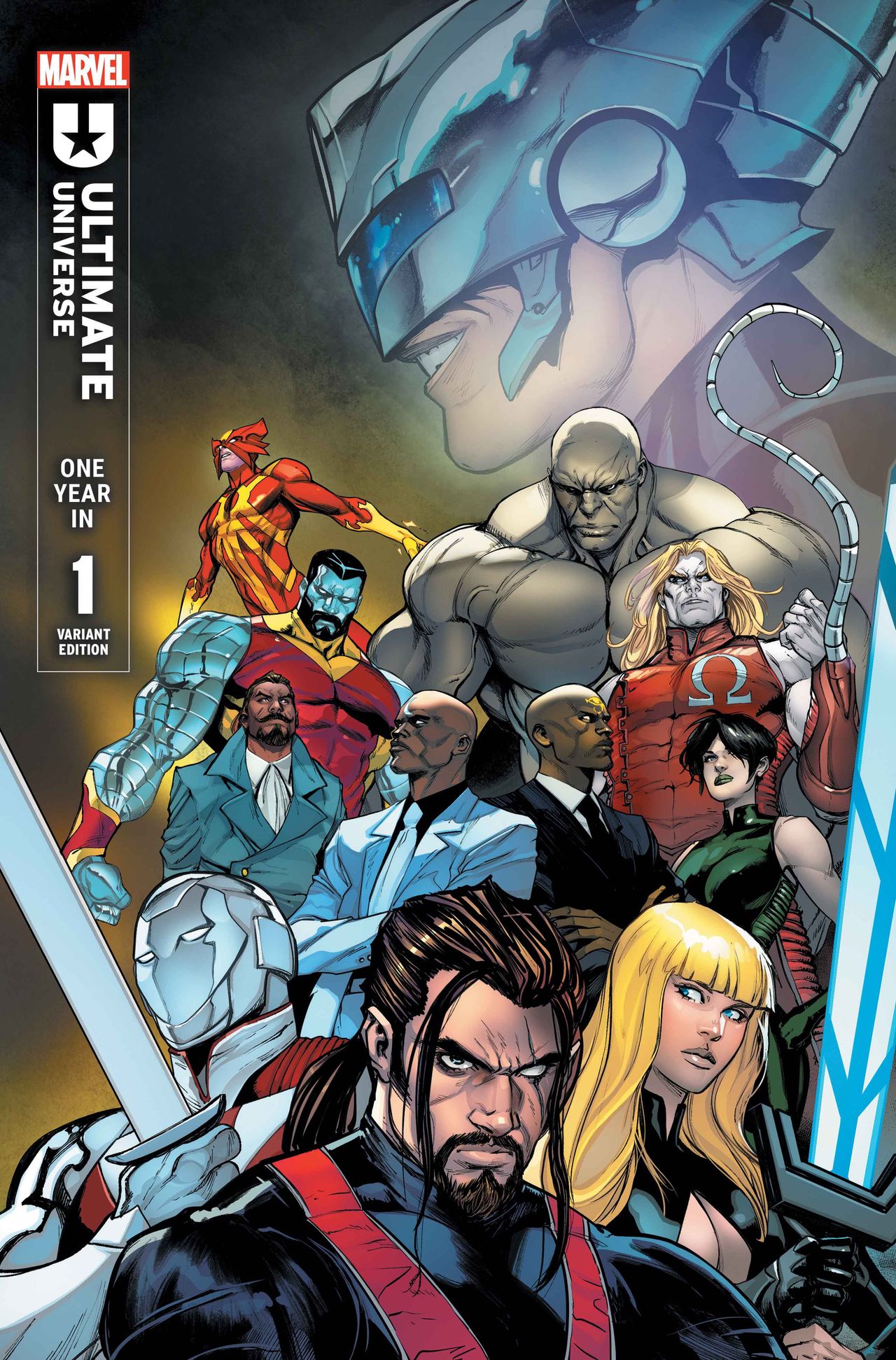 Covers for ULTIMATE UNIVERSE: ONE YEAR IN #1.