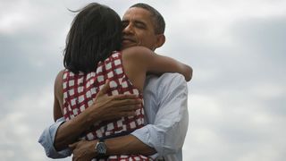 "Four more years" – the image of the Obamas embracing that nearly broke the internet 