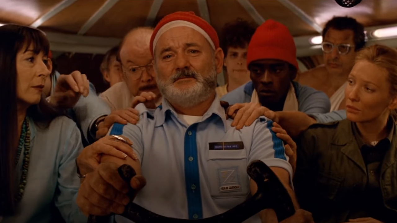 Bill Murray in The Life Aquatic with Steve Zissou