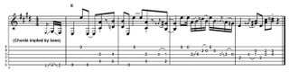 How to combine rhythm and lead in a blues guitar solo