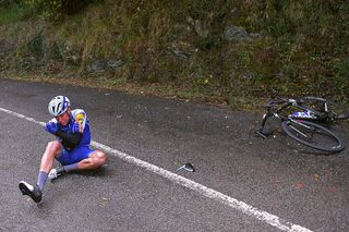 Vuelta a Espana: David de la Cruz crashes out