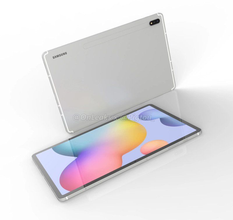 Samsung Galaxy Tab S7 Plus Cad Render