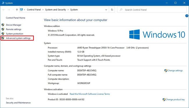 How to move virtual memory to a different drive on Windows 10 | Windows ...