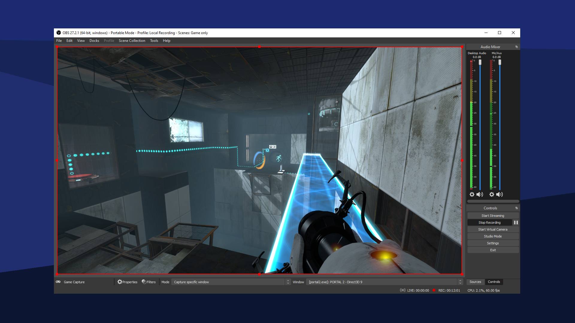 Screenshot of OBS Studio