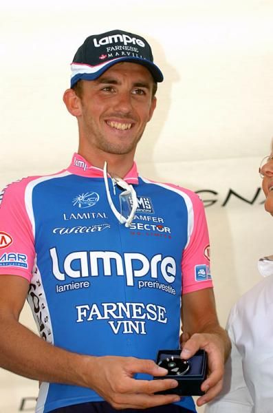 Coppa Agostoni winner Francesco Gavazzi (Lampre-Farnese Vini) won the Trittico Lombardo prize for the best results in the three northern Italian one-day races.