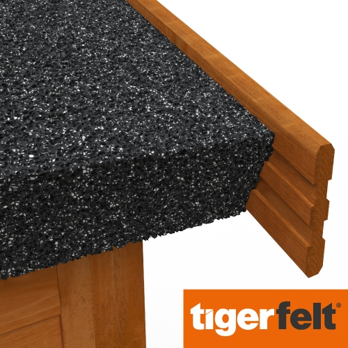 Black Mineral Shed Felt