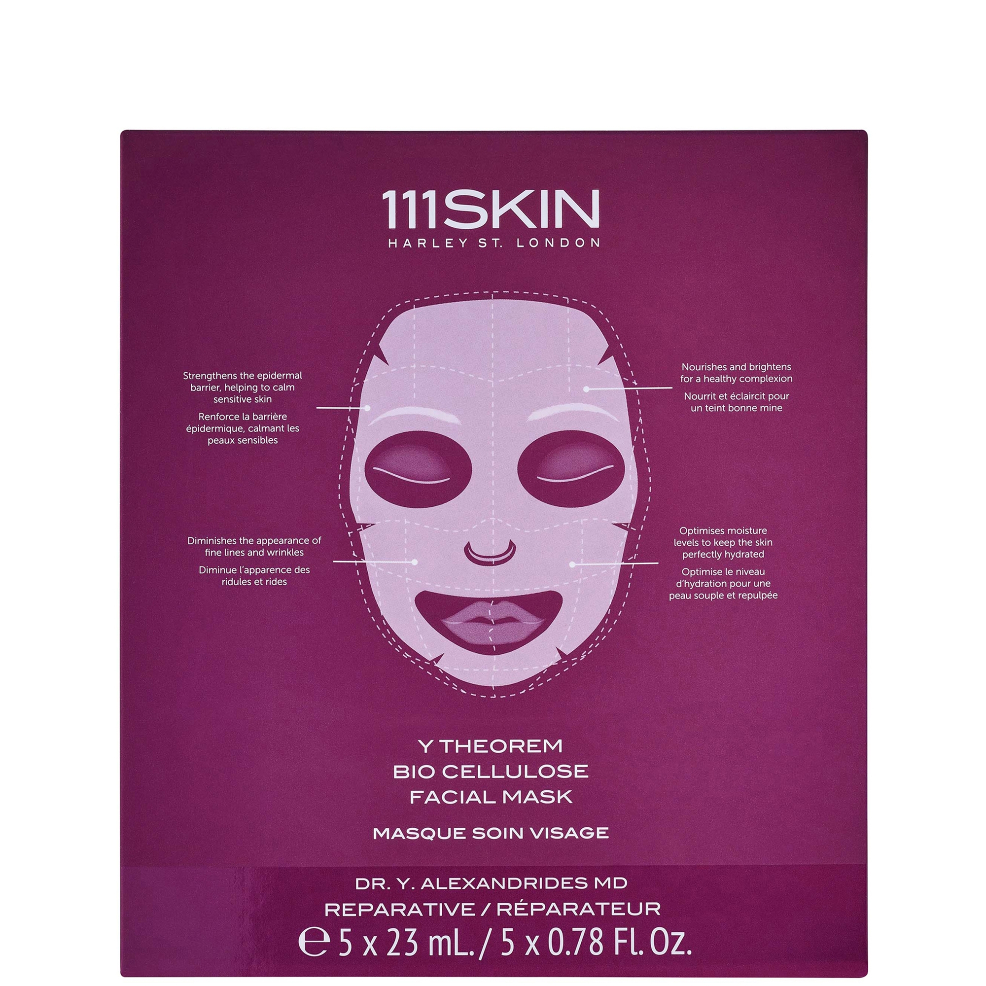 111 Skin Y Theorem Bio Cellulose Facial Masks