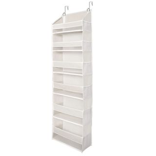 White over the door organizer