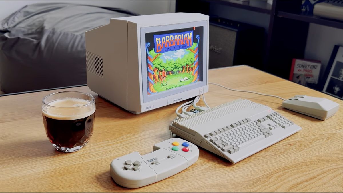 Amiga A500 Mini user builds working scale-sized Commodore 1084 monitor with 3D printed components — 3D printer project details shared for all