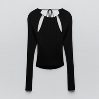 Knit Tops with Cut-Out Shoulders, £30 | Zara