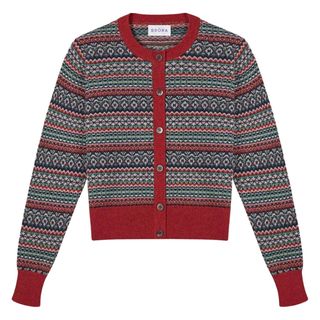 Brora Fair Isle Cashmere Cardigan