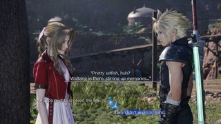 FF7 Rebirth Aerith romance guide - The best answer to Aerith's Chapter 9 question in Gongaga is "They didn't seem to mind."