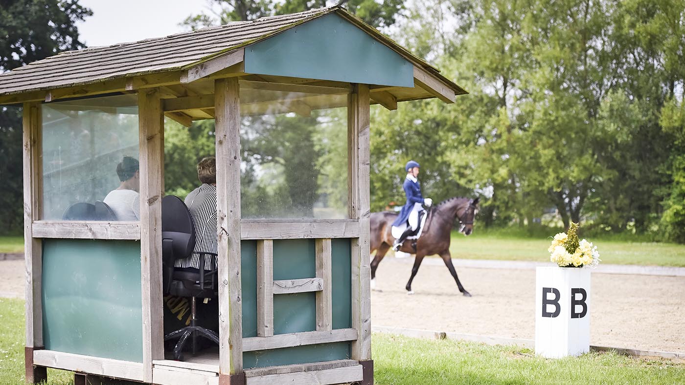 IMOGEN BYERS 119270 REBELLSKI Dressage judge at the Hickstead Dressage Masters