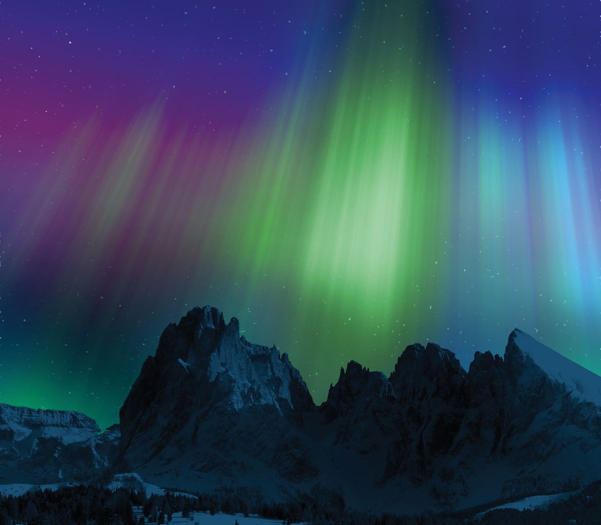 Photograph of the Northern Lights