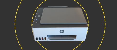 The HP Smart Tank 5105 on the ITPro background
