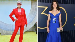 Anne Hathaway and Jamie Lee Curtis have winter colouring