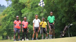 A lesson at Afriyea Golf Academy