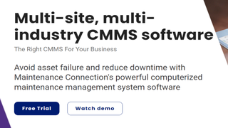 Website screenshot for Maintenance Connection