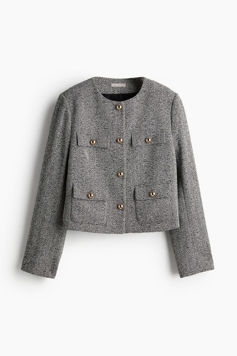 Textured-Weave Jacket
