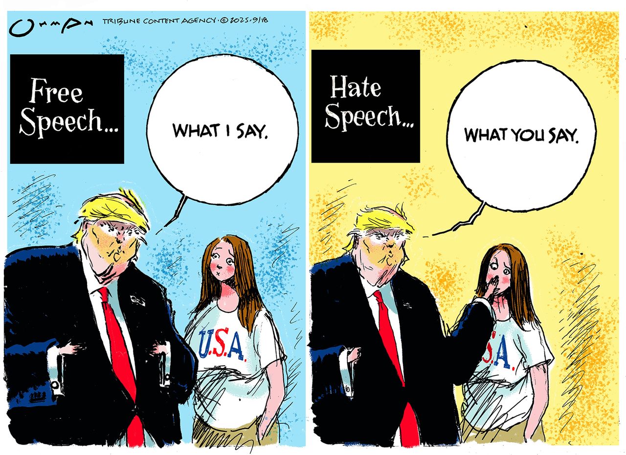 5 brilliantly barbed cartoons about free speech