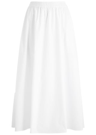 Matteau, Cotton-Poplin Midi Skirt