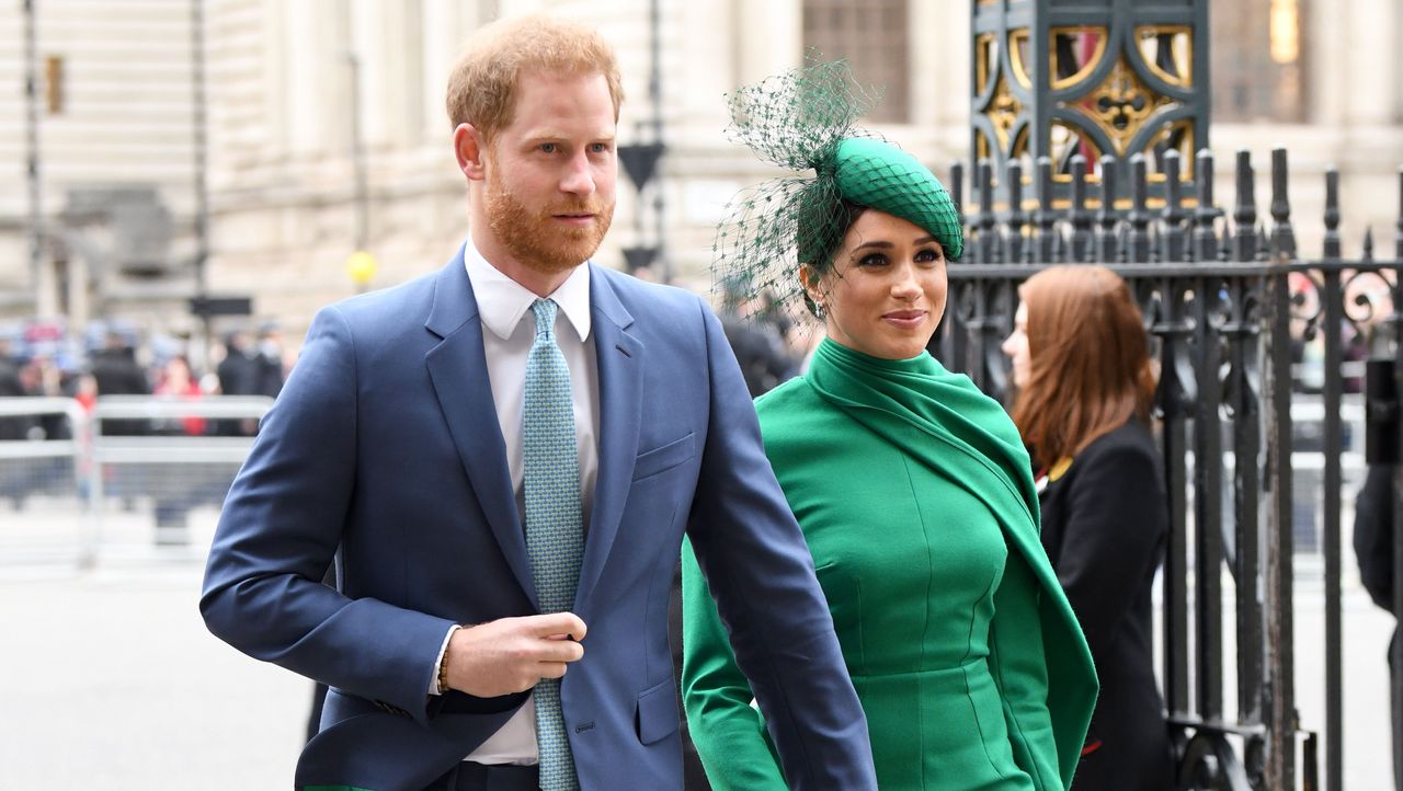 london, england march 09 prince harry, duke of sussex and meghan, duchess of sussex attend the commonwealth day service 2020 at westminster abbey on march 09, 2020 in london, england photo by karwai tangwireimage